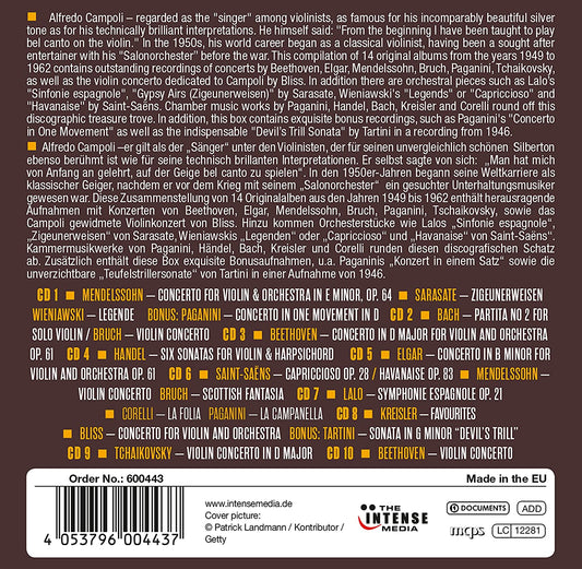 ALFREDO CAMPOLI - MILESTONES OF A LEGEND (10 CDS)