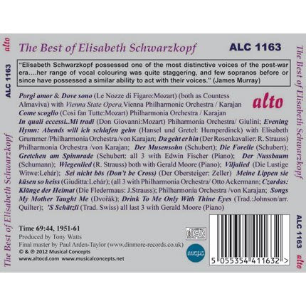 THE BEST OF ELISABETH SCHWARZKOPF