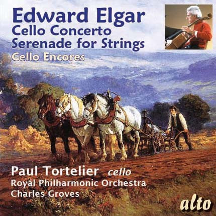ELGAR: CELLO CONCERTO; SERENADE FOR STRINGS - TORTELIER, GROVES, ROYAL PHILHARMONIC