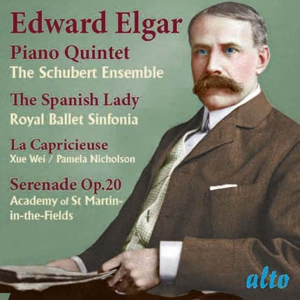 ELGAR: PIANO QUINTET; SPANISH LADY SUITE, SERENADE - ROYAL BALLET SINFONIA, ACADEMY OF ST. MARTIN IN THE FIELDS, MARRINER