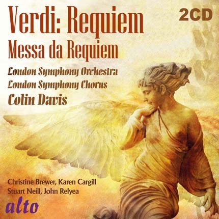 VERDI: REQUIEM MASS - COLIN DAVIS, LONDON SYMPHONY & CHORUS (2 CDS)