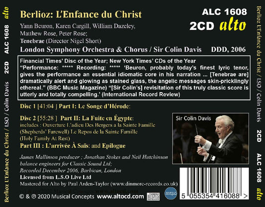 Berlioz: L’Enfance du Christ - Colin Davis, London Symphony (2 CDs)