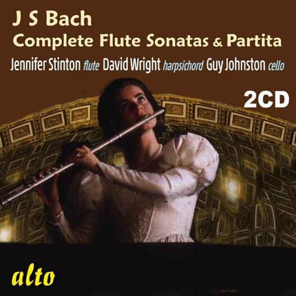 BACH: COMPLETE FLUTE SONATAS & PARTITA - JENNIFER STINTON (2 CDS)