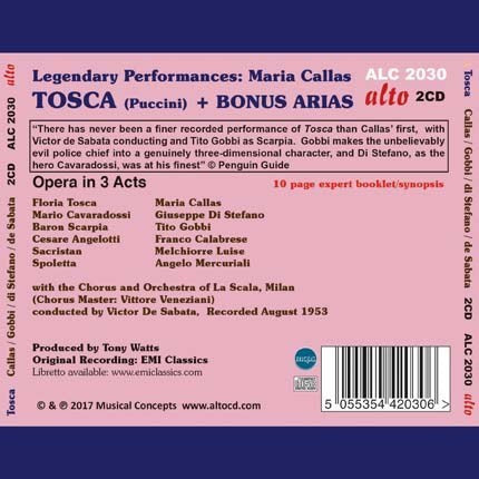 PUCCINI: TOSCA PLUS CALLAS SINGS PUCCINI (2 CDS)