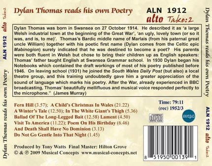 DYLAN THOMAS READS HIS OWN POETRY