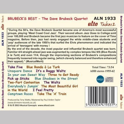 BRUBECK'S BEST - THE DAVE BRUBECK QUARTET