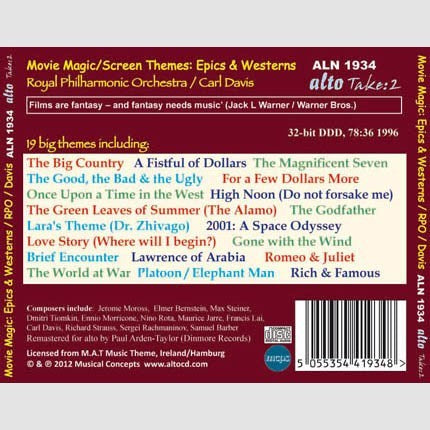 MOVIE MAGIC: EPICS & WESTERNS - DAVIS, ROYAL PHILHARMONIC