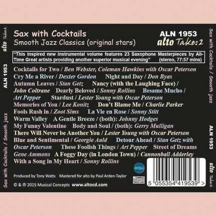 SAX WITH COCKTAILS - SMOOTH JAZZ CLASSICS