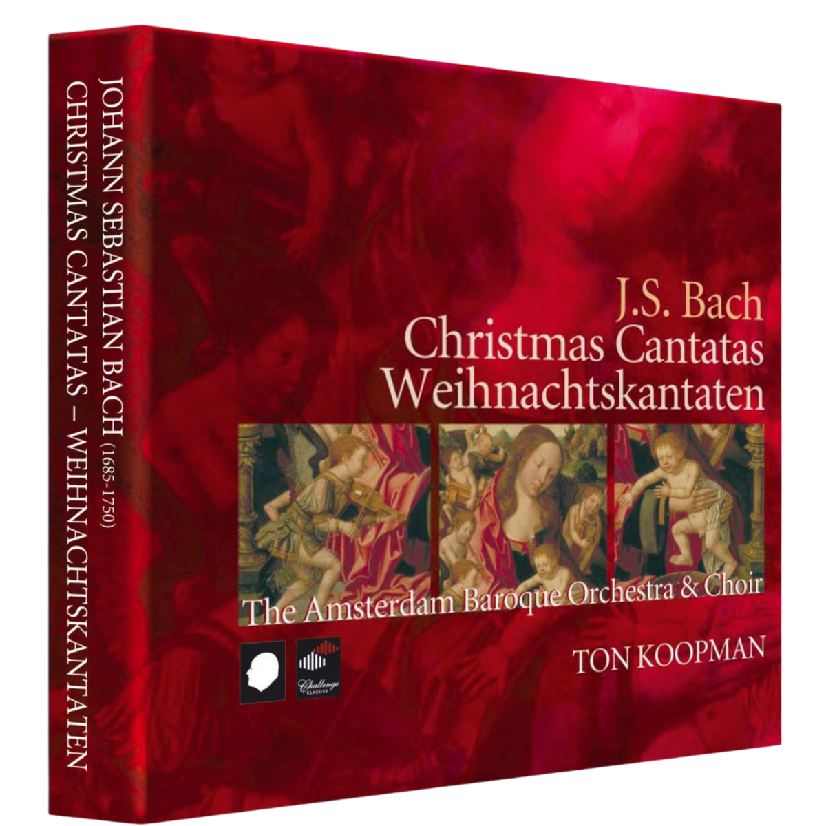 BACH, J.S.: CHRISTMAS CANTATAS - TON KOOPMAN & THE AMSTERDAM BAROQUE ORCHESTRA (3 CDS)