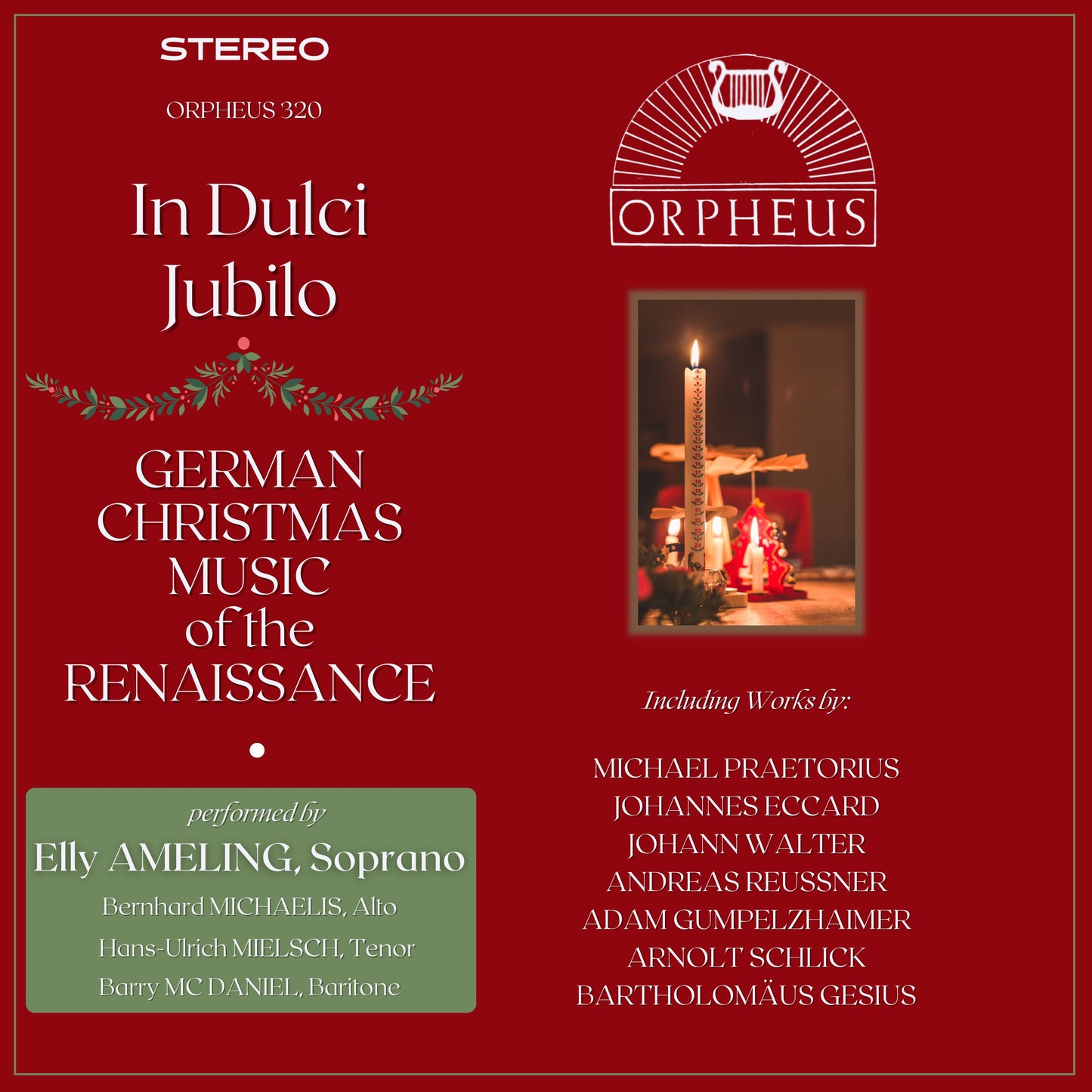 IN DULCI JUBILO - ELLY Ameling, Bernhard MICHAELIS, Hans-Ulrich MIELSCH, Barry McDANIEL (Digital Download)
