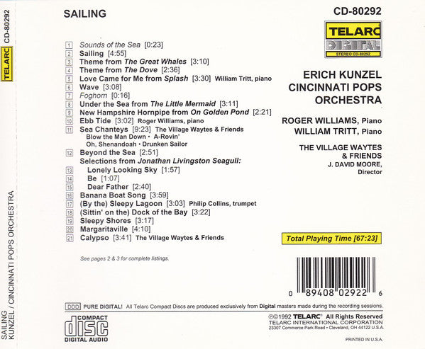 SAILING - Erich Kunzel, Cincinnati Pops Orchestra