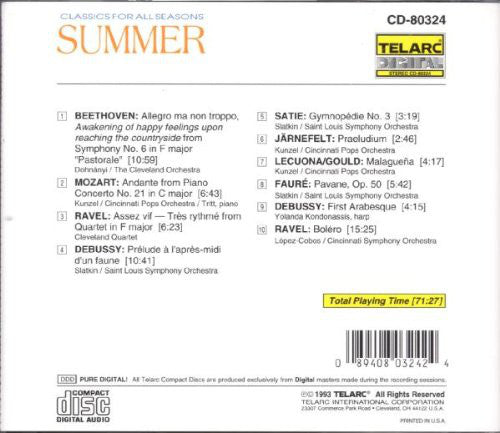 CLASSICS FOR ALL SEASONS: SUMMER