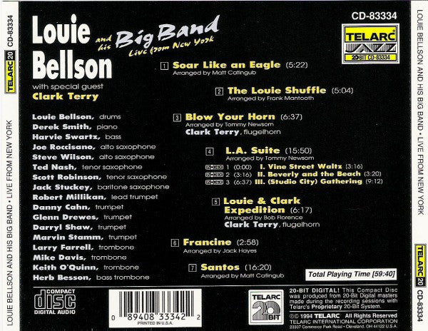 LOUIS BELLSON AND HIS BIG BAND: LIVE FROM NEW YORK