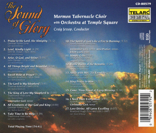 MORMON TABERNACLE CHOIR: THE SOUND OF GLORY
