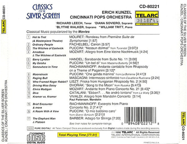 Classics of the Silver Screen - Erich Kunzel, Cincinnati Pops Orchestra