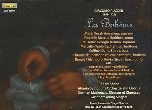 PUCCINI: La Boheme - Atlanta Symphony Orchestra & Chorus, Robert Spano (2 CDs)
