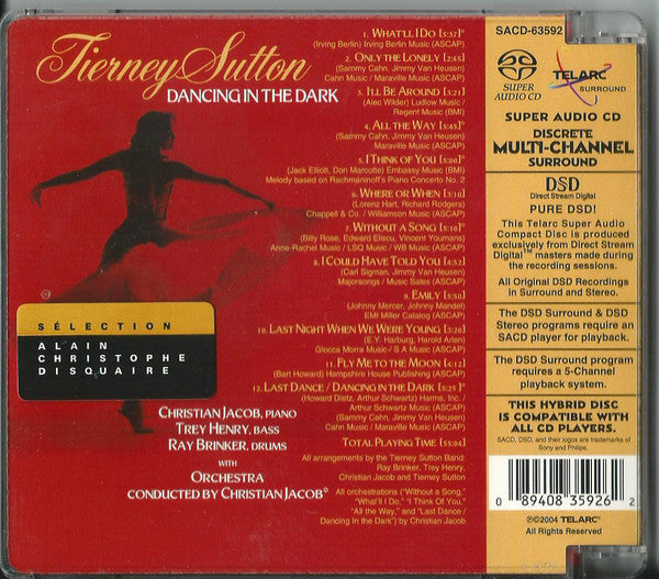 TIERNEY SUTTON: DANCING IN THE DARK - Inspired by the Music of Frank Sinatra (Hybrid SACD)
