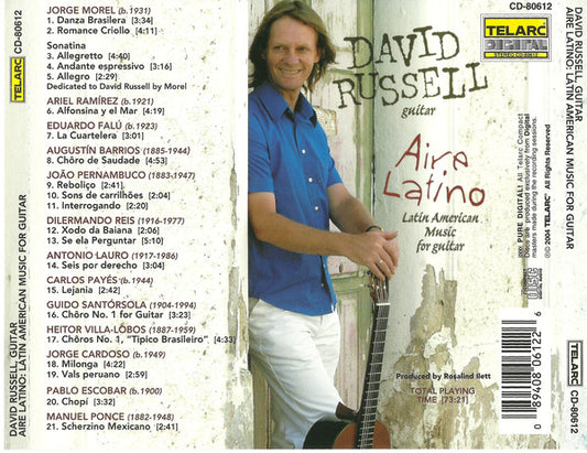AIRE LATINO: LATIN AMERICAN MUSIC for GUITAR - DAVID RUSSELL