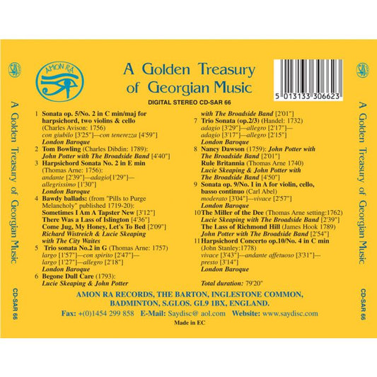 A Golden Treasury of Georgian Music: The Broadside Band, London Baroque