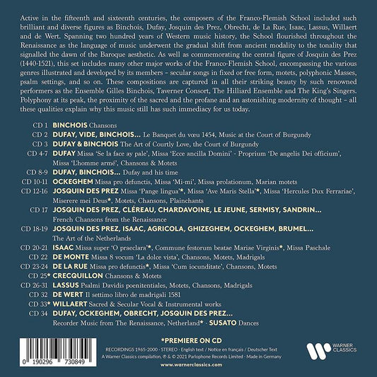 Josquin & the Franco-Flemish School (34 CD)