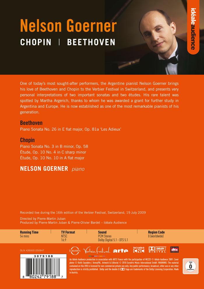 BEETHOVEN & CHOPIN - Nelson Goerner (DVD)
