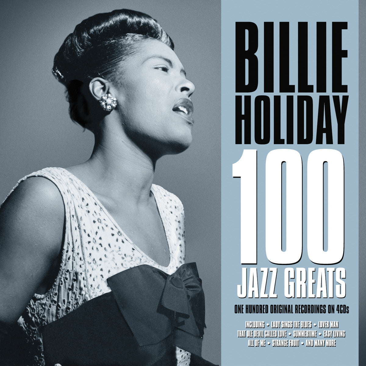 BILLIE HOLIDAY: 100 JAZZ GREATS (4 CDS)