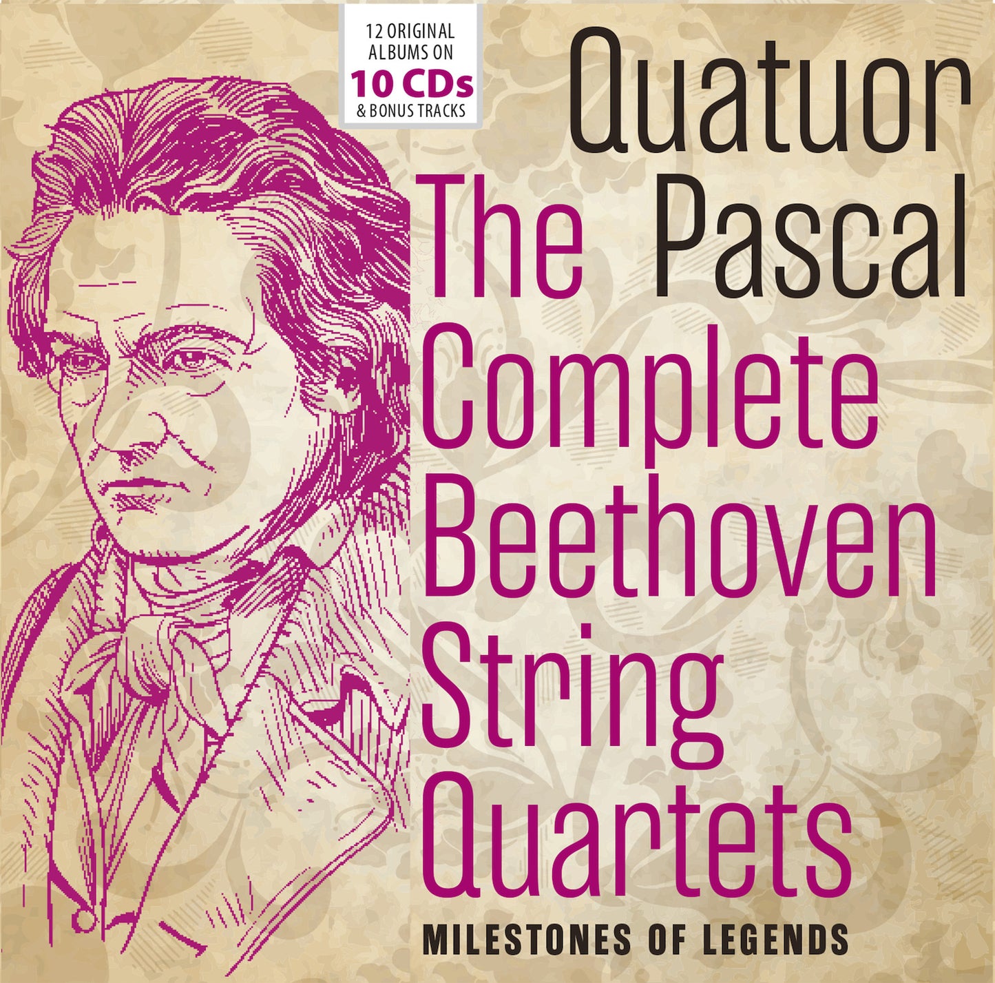 BEETHOVEN: THE COMPLETE STRING QUARTETS - QUATUOR PASCAL (10 CDS)