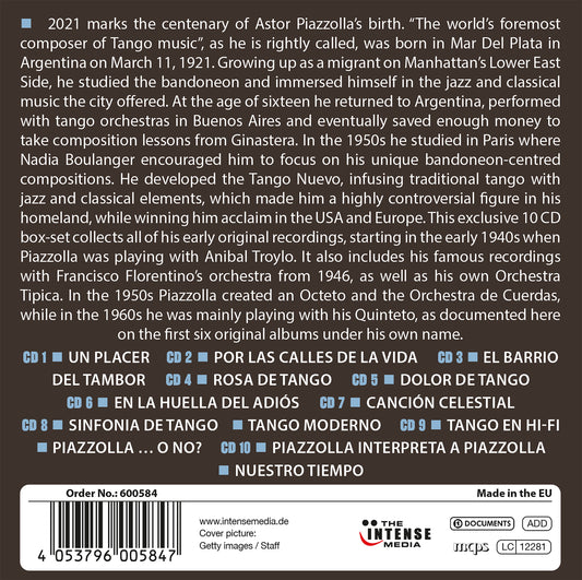 Astor Piazzolla: Master of Tango Nuevo (10 CDs)