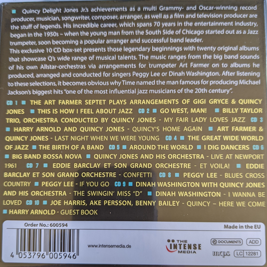 QUINCY JONES: MILESTONES OF A LEGEND (10 CDS)