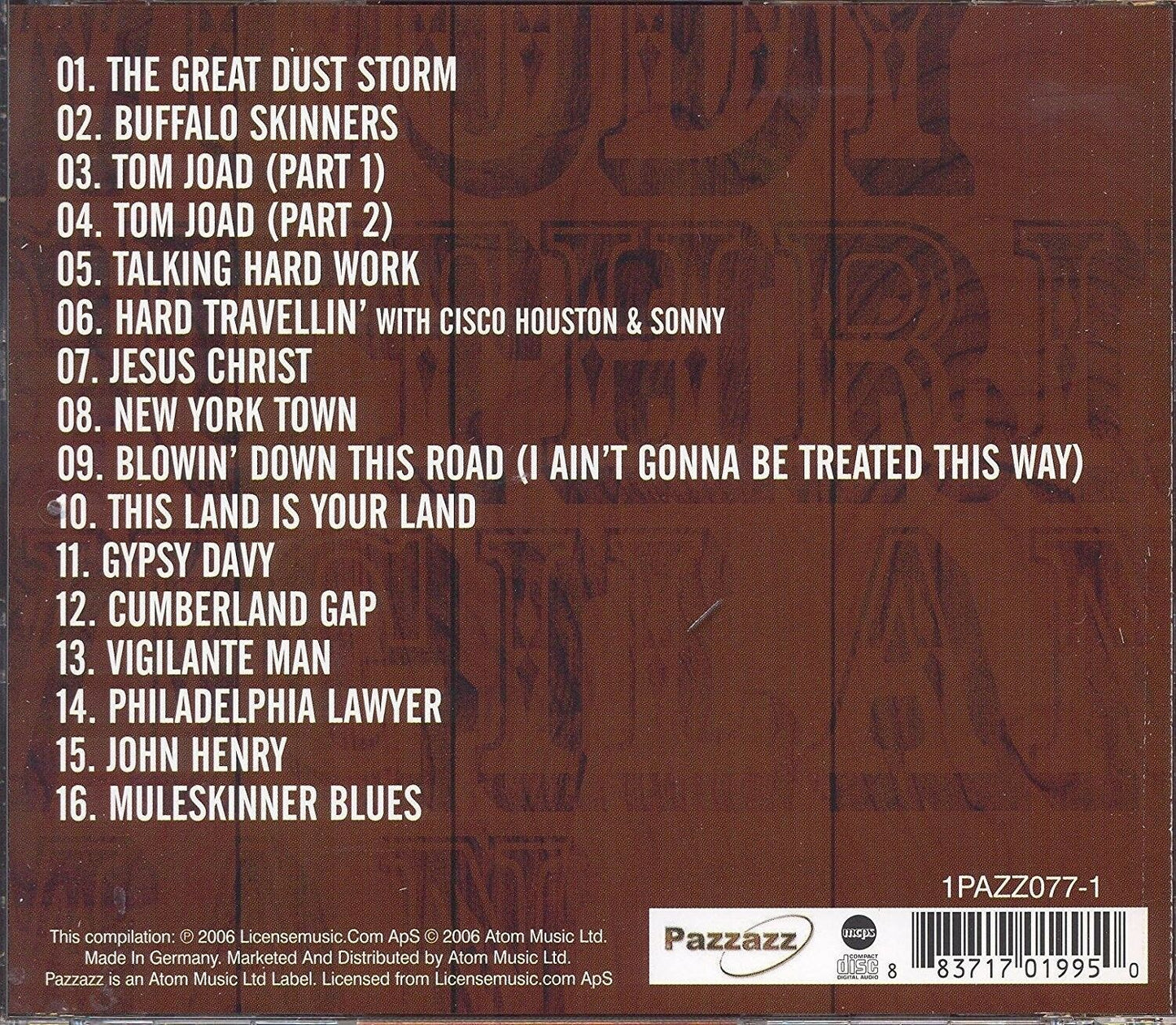 WOODY GUTHRIE: Great Dust Storm
