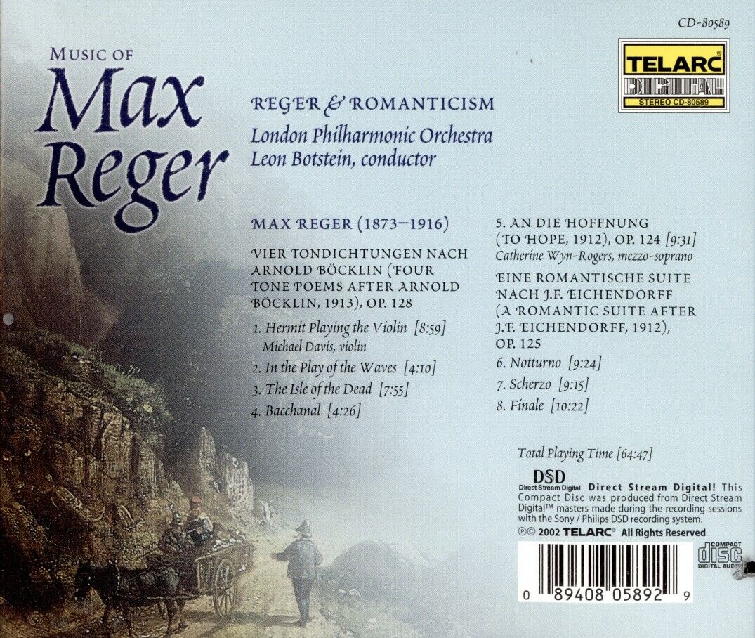 REGER & ROMANTICISM - Leon Botstein, London Philharmonic Orchestra
