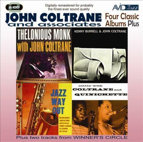 JOHN COLTRANE: FOUR CLASSIC ALBUMS PLUS (THELONIOUS MONK WITH JOHN COLTRANE / CATTIN’ WITH COLTRANE AND QUINICHETTE / JAZZ WAY OUT / KENNY BURRELL & JOHN COLTRANE) (2 CD)