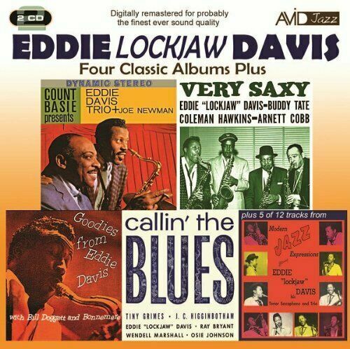 EDDIE ‘LOCKJAW’ DAVIS: FOUR CLASSIC ALBUMS PLUS (VERY SAXY / CALLIN’ THE BLUES / COUNT BASIE PRESENTS / GOODIES FROM EDDIE DAVIS) (2 CD)