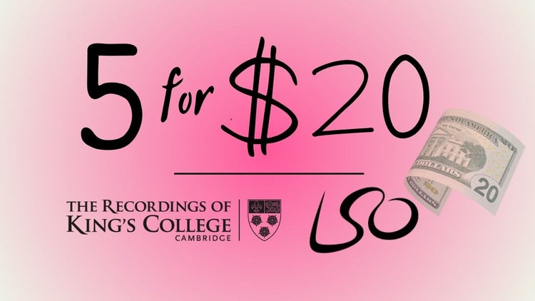 LSO/KING'S COLLEGE - MAKE YOUR OWN BUNDLE: ANY 5 FOR $20