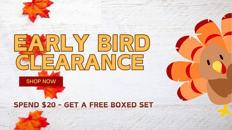 EARLY BIRD SALE - SPEND $20, GET A FREE BOXED SET