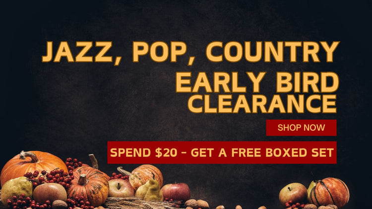 POP, JAZZ & COUNTRY CDS - EARLY BIRD