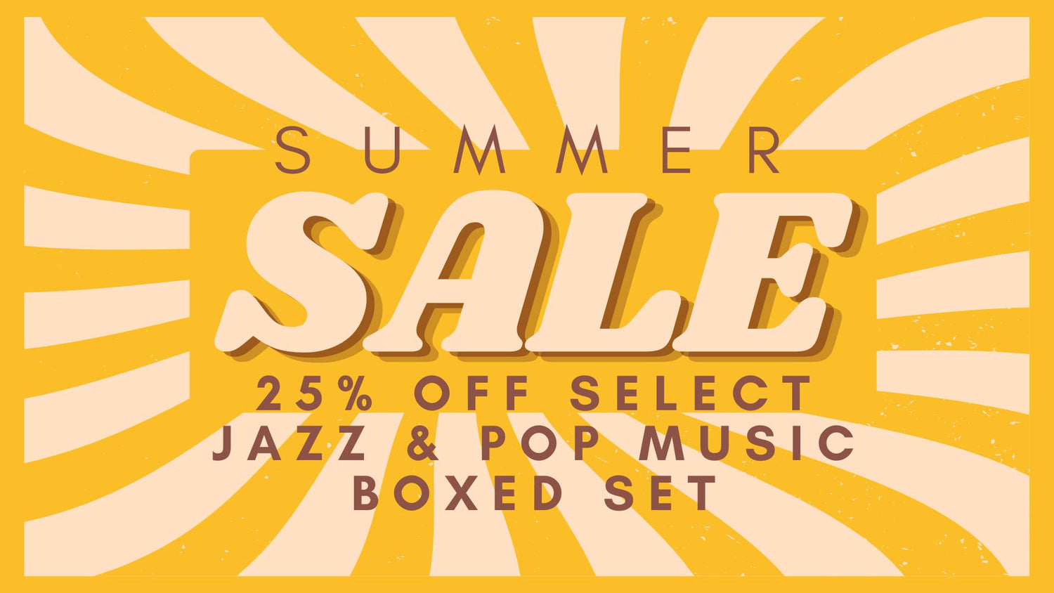 JAZZ AND POP BOXED SET SALE