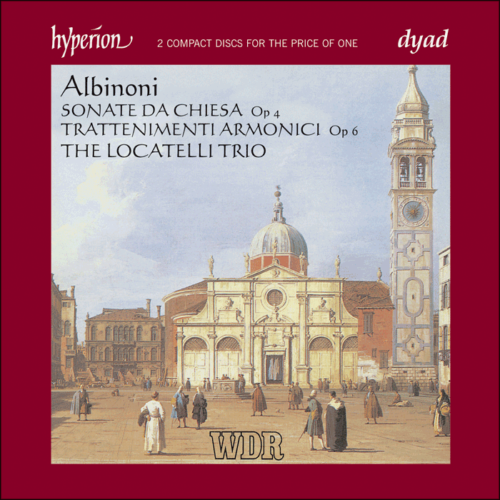 Albinoni: Sonate da chiesa & Trattenimenti armonici  - LOCATELLI TRIO (2 CDS)