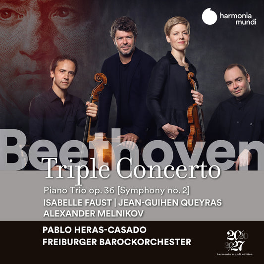 BEETHOVEN: Triple Concerto, Op. 56 & Trio, Op. 36 - Freiburger Barockorchester, Jean-Guihen Queyras, Alexander Melnikov, Pablo Heras-Casado and Isabelle Faust