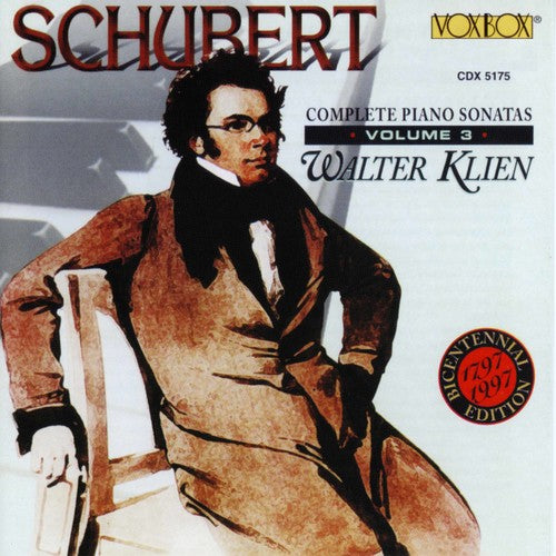 SCHUBERT: COMPLETE SONATAS, VOLUME 3 -  WALTER KLIEN (2 CDS)