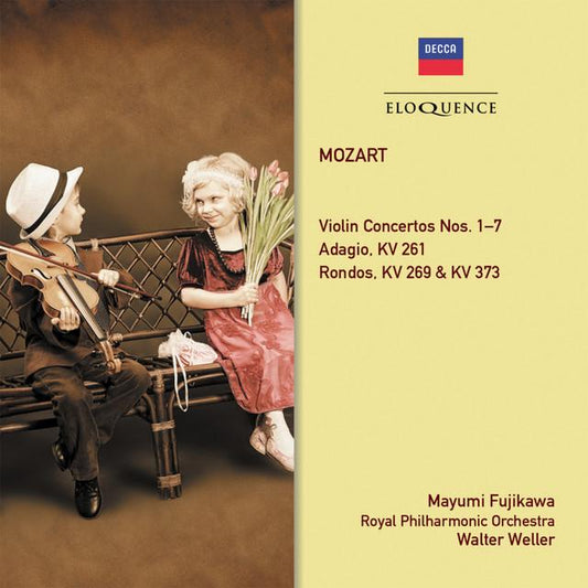 Mozart: Violin Concertos 1-7 - MAYUMI FUJIKAWA, ROYAL PHILHARMONIC ORCHESTRA, WALTER WELLER (3 CDs)