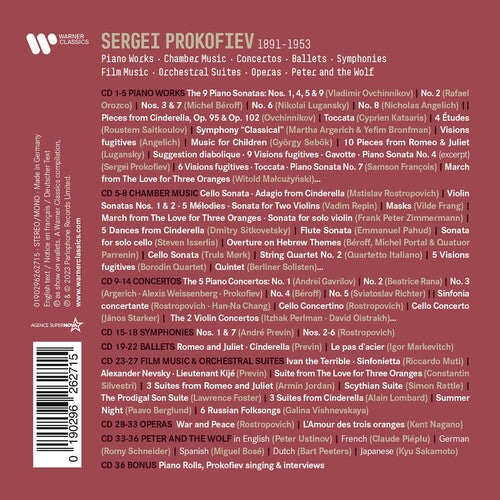Prokofiev: The Collector's Edition (36 CDS)