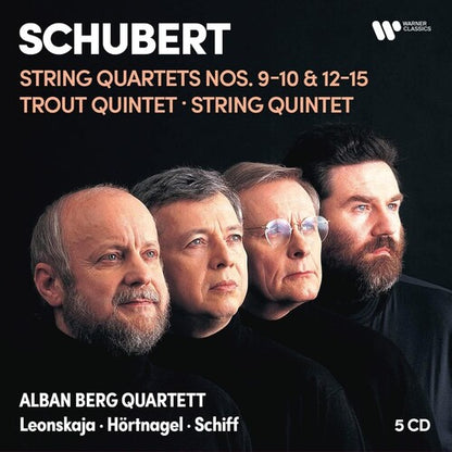 Schubert: String Quartets Nos. 9-10 & 12-15, Piano Quintet "Trout", String Quintet in C - Alban Berg Quartett (5 CDs)