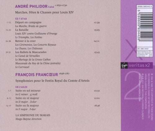 Festive And Ceremonial Music For Versailles (Francoeur/Philidor) - LA SIMPHONIE DU MARAIS
