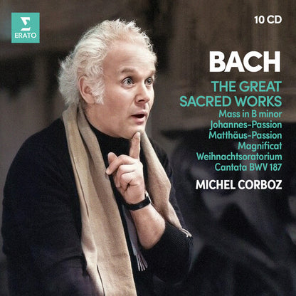 BACH: SACRED CHORAL MUSIC - MICHEL CORBOZ (10 CDS)