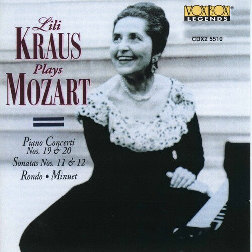 LILI KRAUS PLAYS MOZART - VIENNA PRO MUSICA ORCHESTRA / JORDA / KRAUS (2 CDS)