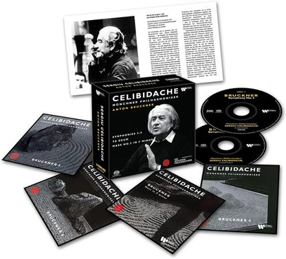 Bruckner: Symphonies 3-9, Te Deum, Mass No. 3 - Munich Philharmonic, Celibidache (12 Hybrid SACDs)