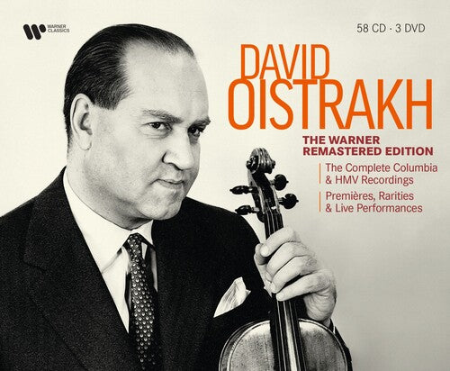 DAVID OISTRAKH: The Warner Remastered Edition: Complete Columbia & HMV Recordings (58 CDs, 3 DVDs)