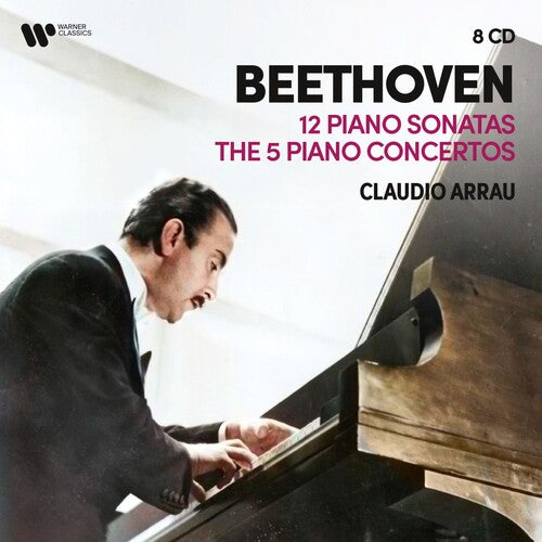 Beethoven: 12 Piano Sonatas, the 5 Piano Concertos - Claudio Arrau (8 CDs)