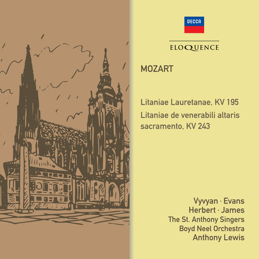 Mozart: Litanies, K. 195 & 243 - JENNIFER VYVYAN / NANCY EVANS / WILLIAM HERBERT